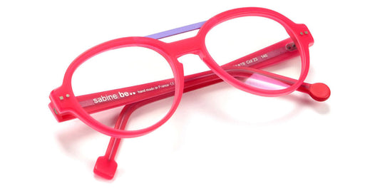Sabine Be® Be Hype SB Be Hype 23 54 - Matte Neon Pink / Satin Light Purple Eyeglasses