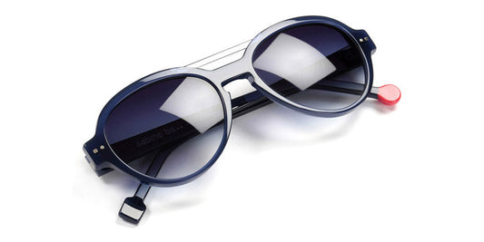 Sabine Be® Be Hype Sun SB Be Hype Sun 01 54 - Shiny Navy Blue / Polished Palladium Sunglasses