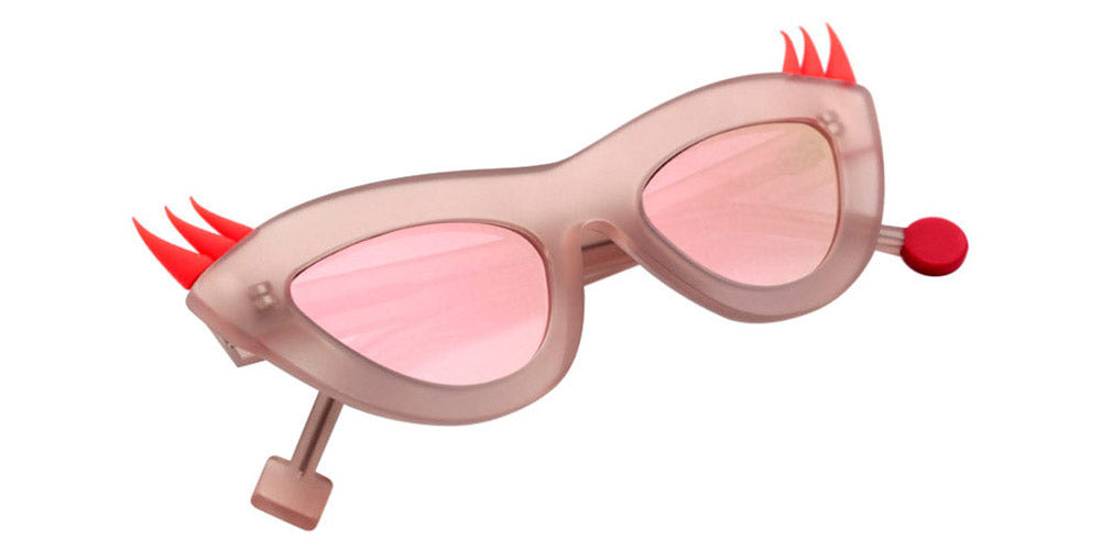 Sabine Be® Be Lashes Sun SB Be Lashes Sun 463 50 - Matt Translucent Nude / Neon Coral Sunglasses