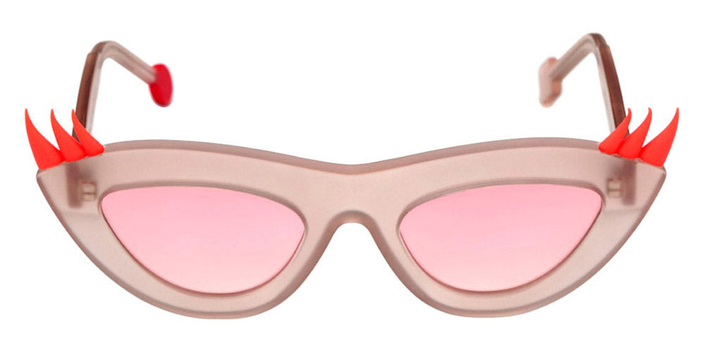 Sabine Be® Be Lashes Sun SB Be Lashes Sun 463 50 - Matt Translucent Nude / Neon Coral Sunglasses