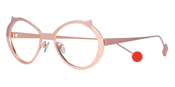 Sabine Be® Mini Be Cat'S Slim SB Mini Be Cat'S Slim 08 49 - Polished Rose Gold Eyeglasses
