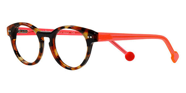 Sabine Be® Mini Be Crazy SB Mini Be Crazy 11 44 - Shiny Fawn Tortoise / Shiny Translucent Orange Eyeglasses