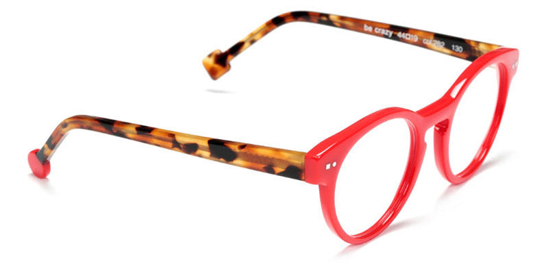 Sabine Be® Mini Be Crazy SB Mini Be Crazy 282 44 - Shiny Red / Shiny Tokyo Tortoise Eyeglasses