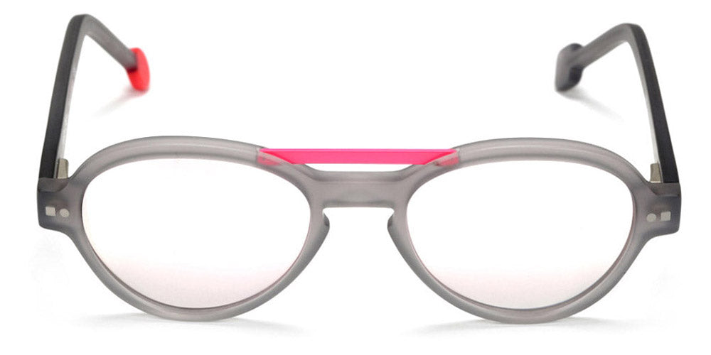 Sabine Be® Mini Be Hype Sun T49 SB Mini Be Hype Sun T49 13 49 - Matte Translucent Gray / Satin Neon Pink Sunglasses
