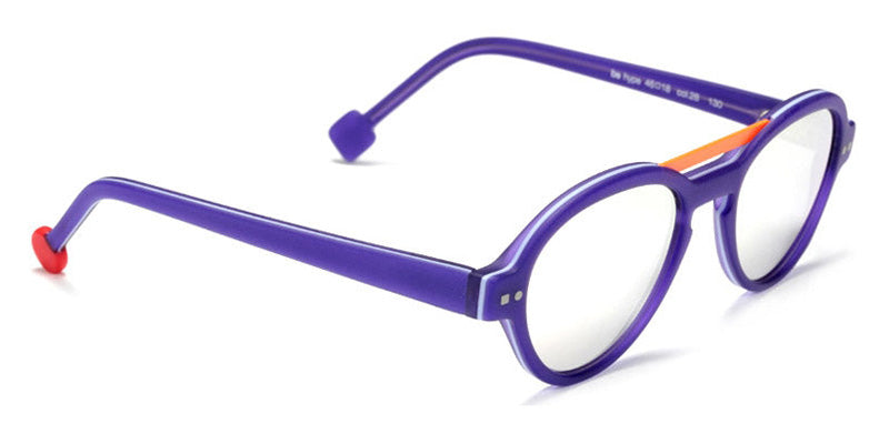 Sabine Be® Mini Be Hype Sun T49 SB Mini Be Hype Sun T49 28 49 - Matte Purple / Satin Neon Orange Sunglasses