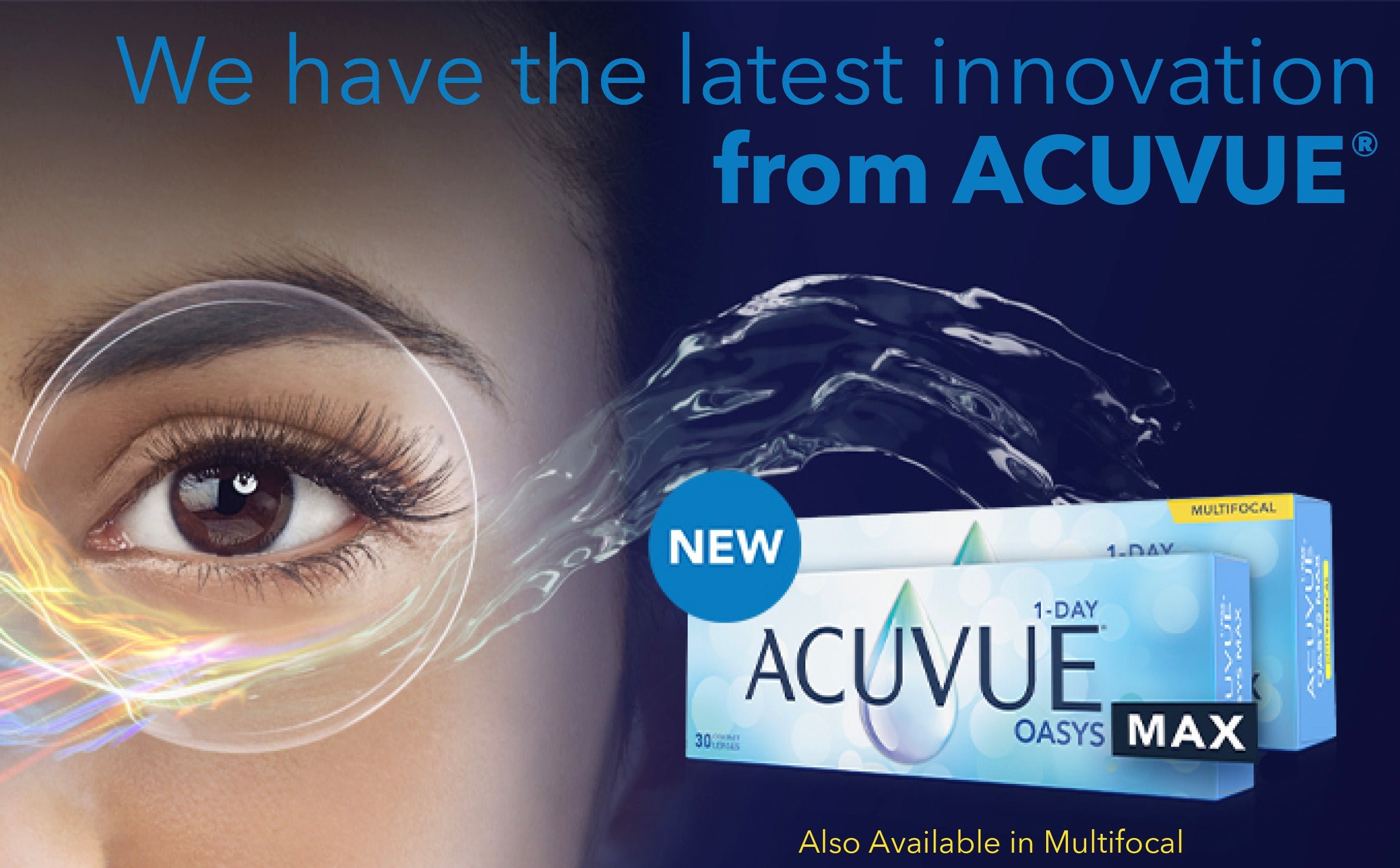 Meet Innovative ACUVUE OASYS MAX 1Day Contact Lenses Modern Day OptX™ NYC