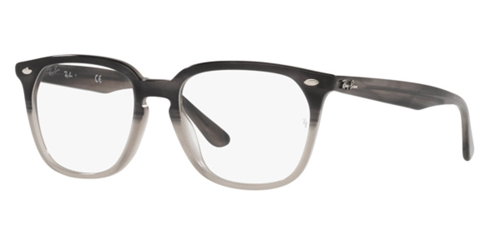 Ray-Ban® RX4362V RX4362V 8106 53 - Gray Havana Eyeglasses