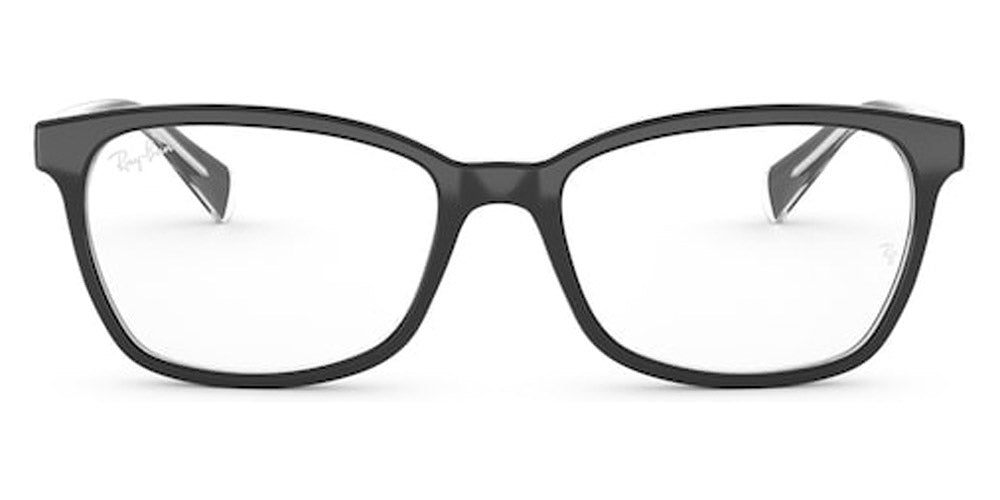 Ray-Ban® RX5362 RX5362 2034 52 - Black On Transparent Eyeglasses