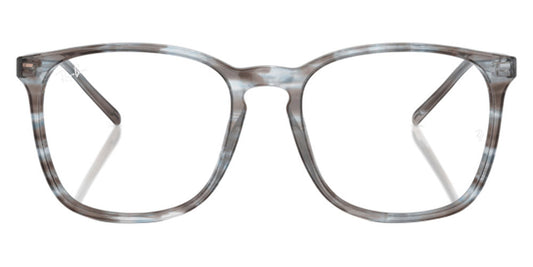 Ray-Ban® RX5387 RX5387 8361 52 - Striped Blue Eyeglasses