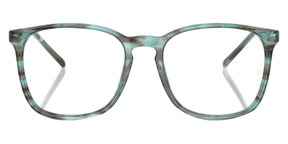 Ray-Ban® RX5387 RX5387 8362 52 - Striped Green Eyeglasses