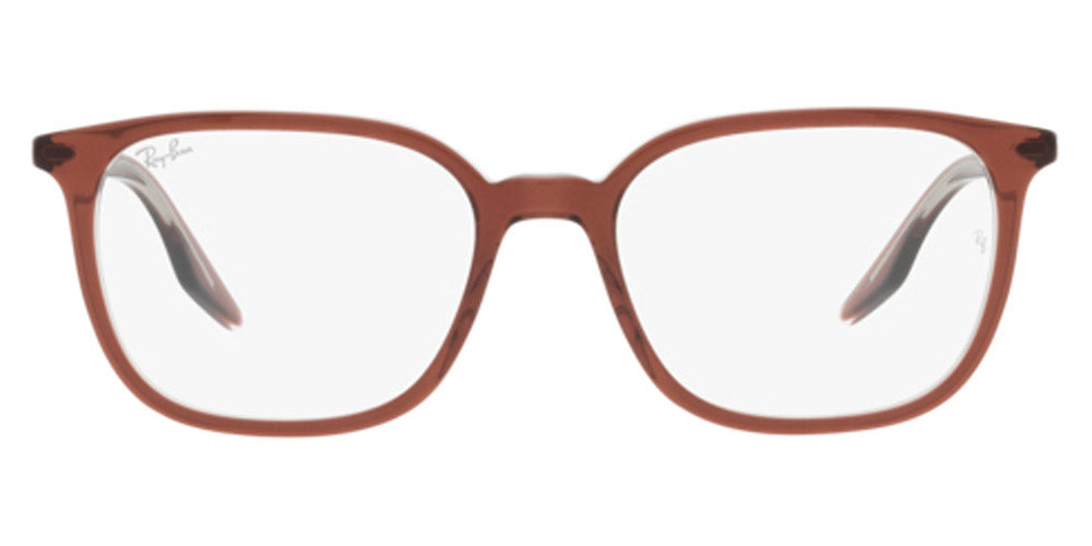 Ray-Ban® RX5406 RX5406 8171 52 - Brown on Transparent Eyeglasses