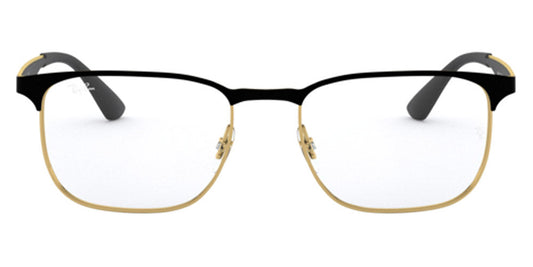 Ray-Ban® RX6363 RX6363 2890 52 - Black On Gold Eyeglasses