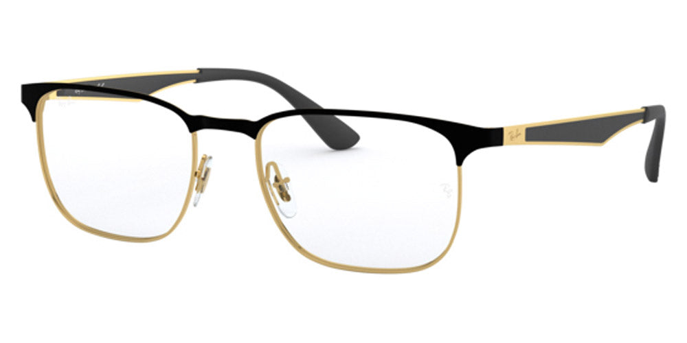 Ray-Ban® RX6363 RX6363 2890 54 - Black On Gold Eyeglasses