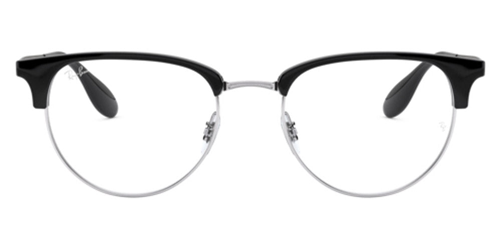 Ray-Ban® RX6396 RX6396 2932 51 - Black on Silver Eyeglasses