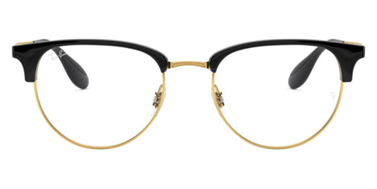 Ray-Ban® RX6396 RX6396 5784 51 - Black on Gold Eyeglasses