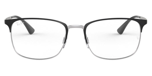 Ray-Ban® RX6421 RX6421 2997 52 - Black On Silver Eyeglasses
