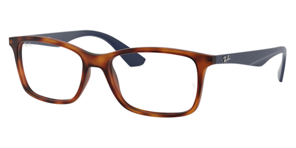 Ray-Ban® RX7047 RX7047 5768 56 - Transparent on Maroon Eyeglasses