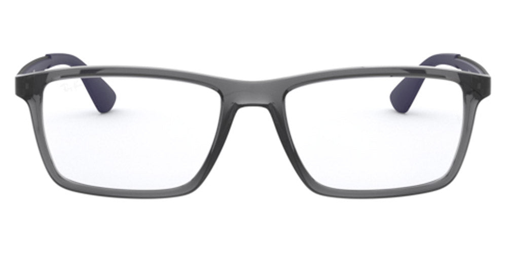 Ray-Ban® RX7056 RX7056 5814 53 - Transparent Gray Eyeglasses