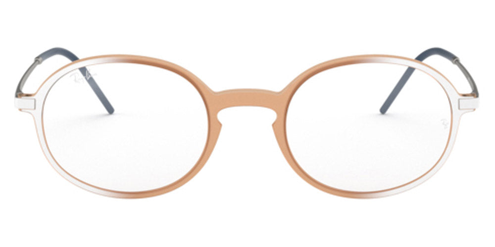 Ray-Ban® RX7153 RX7153 5792 52 - Light Brown Eyeglasses