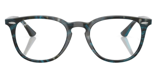 Ray-Ban® RX7159 RX7159 8394 50 - Transparent Fantasy Blue/Grey Eyeglasses