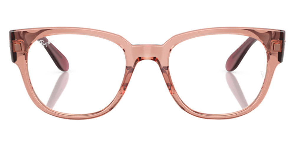 Ray-Ban® RX7210 RX7210 8314 50 - Transparent Dark Pink Eyeglasses