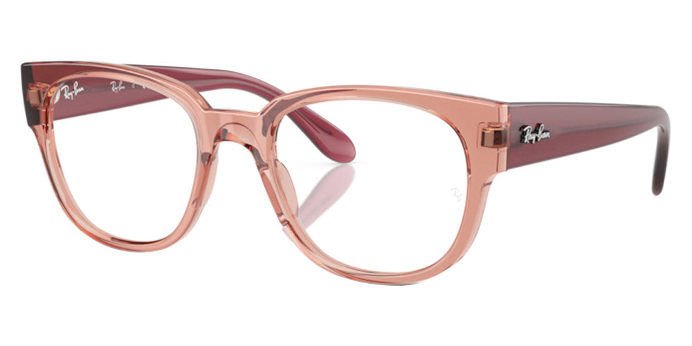 Ray-Ban® RX7210 RX7210 8314 52 - Transparent Dark Pink Eyeglasses