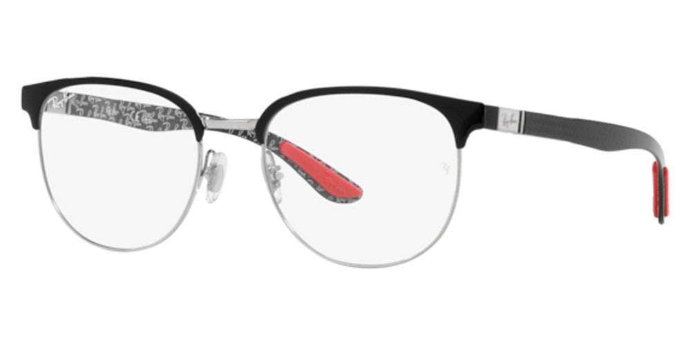 Ray-Ban® RX8422 RX8422 2861 54 - Black on Silver Eyeglasses