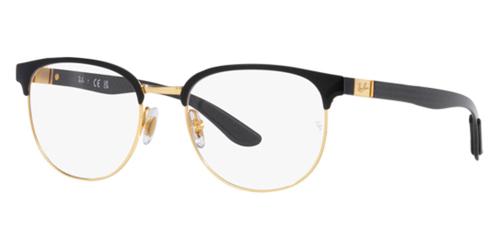 Ray-Ban® RX8422 RX8422 2890 54 - Black on Gold Eyeglasses