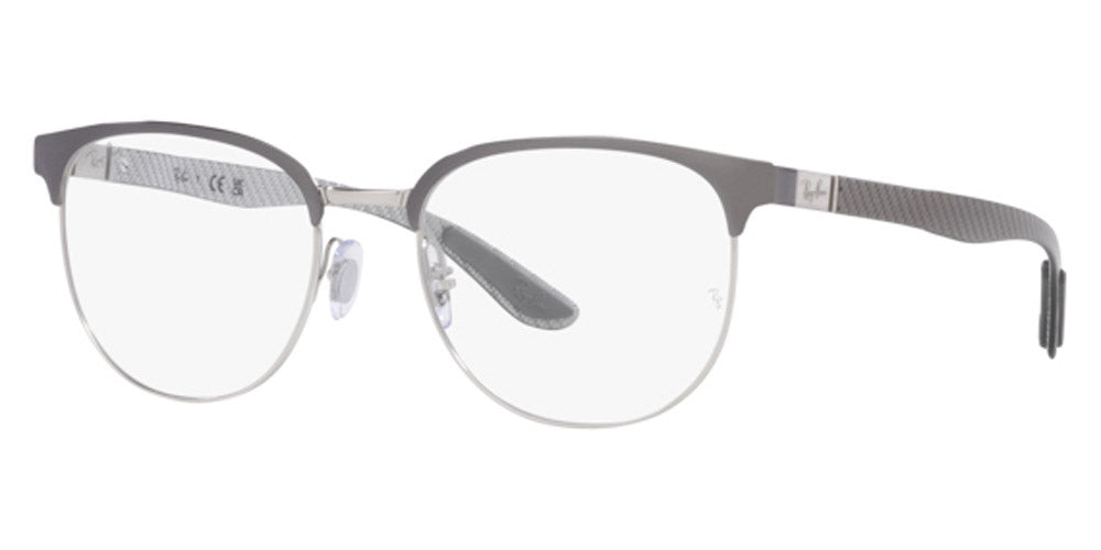 Ray-Ban® RX8422 RX8422 3125 54 - Gray on Silver Eyeglasses