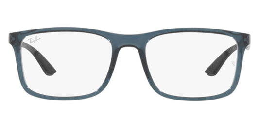 Ray-Ban® RX8908 RX8908 5719 53 - Transparent Blue Eyeglasses