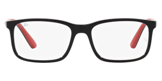 Ray-Ban® RY1621 RY1621 3928 47 - Black on Red Eyeglasses