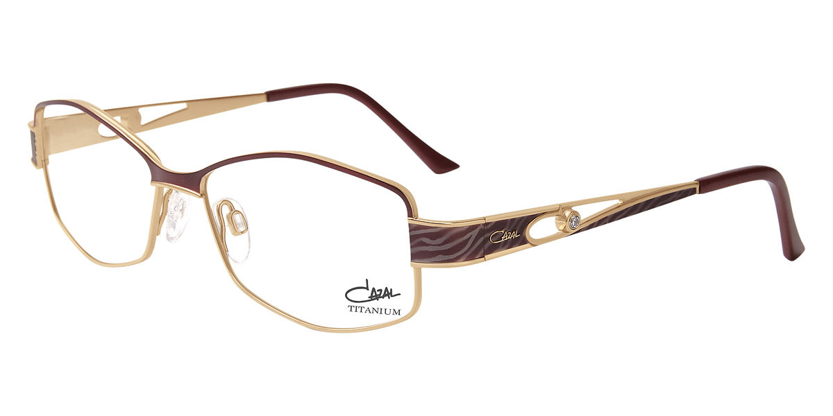 Cazal® 1257  CAZ 1257 004 53 - 004 Bordeaux-Gold Eyeglasses