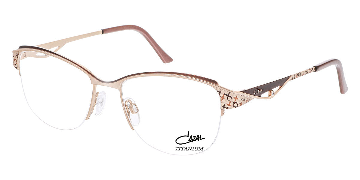 Cazal® 1263  CAZ 1263 004 52 - 004 Chocolate-Gold Eyeglasses