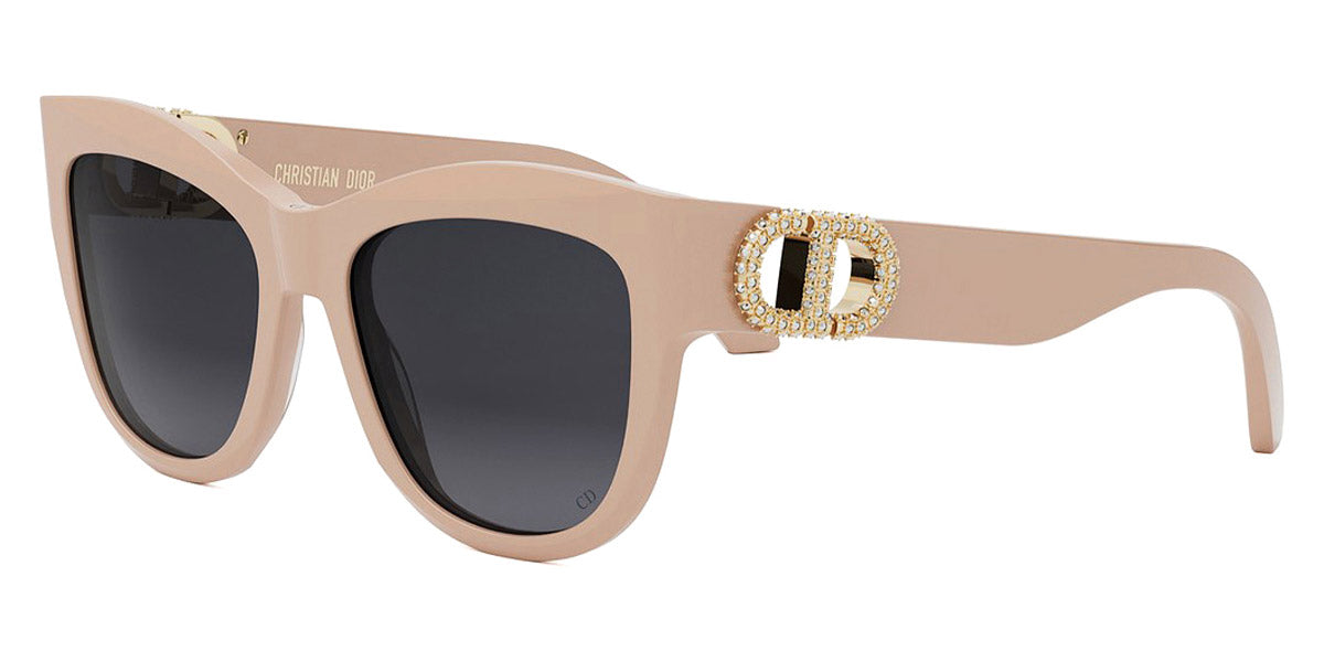 Dior® 30MONTAIGNE B4I - Shiny Light Pink/Lenses Gradient Smoke Organic Sunglasses