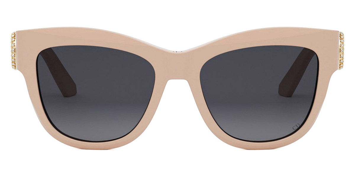 Dior® 30MONTAIGNE B4I - Shiny Light Pink/Lenses Gradient Smoke Organic Sunglasses