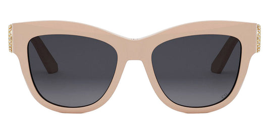 Dior® 30MONTAIGNE B4I - Shiny Light Pink/Lenses Gradient Smoke Organic Sunglasses