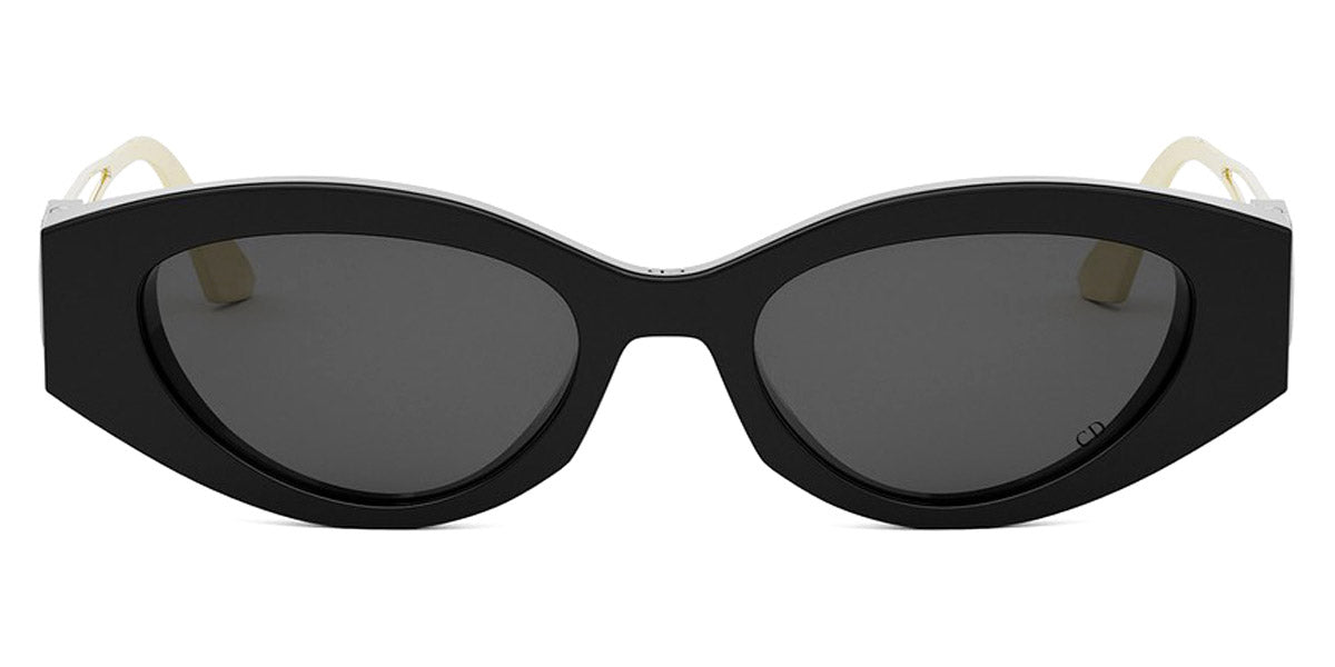 Dior® 30MONTAIGNE B6I CD 30MONTAIGNE B6I 12A0 51 - 12A0 Shiny Black / Grey Sunglasses