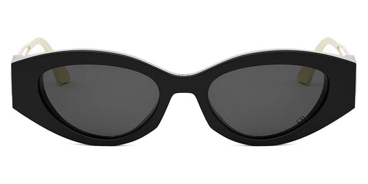 Dior® 30MONTAIGNE B6I CD 30MONTAIGNE B6I 12A0 51 - 12A0 Shiny Black / Grey Sunglasses
