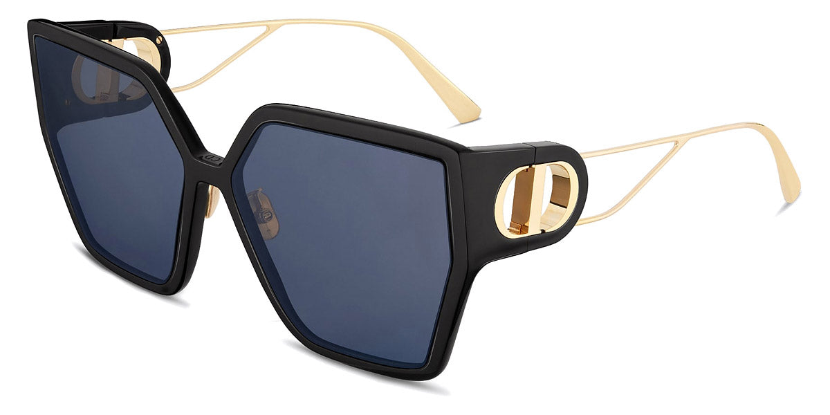 Dior® 30Montaigne BU 30MTBUR 12B0 - Black/Gold Sunglasses