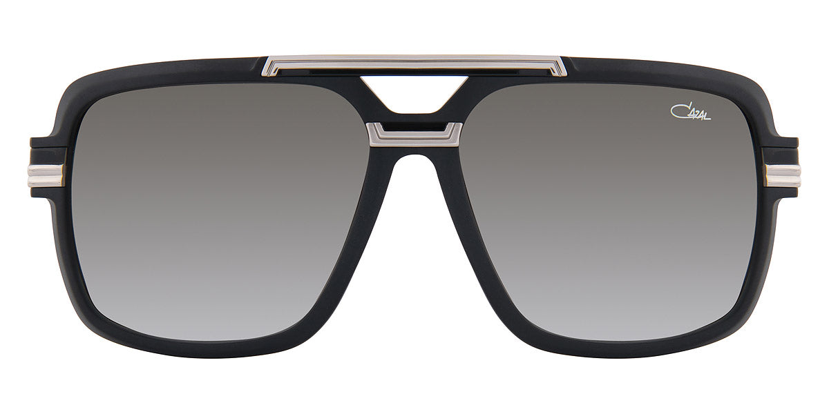 Cazal® 8042  CAZ 8042 002 61 - 002 Black-Silver Mat/Green Gradient Sunglasses