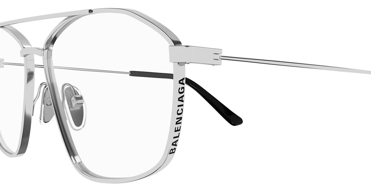 Balenciaga® BB0199O - Silver Eyeglasses