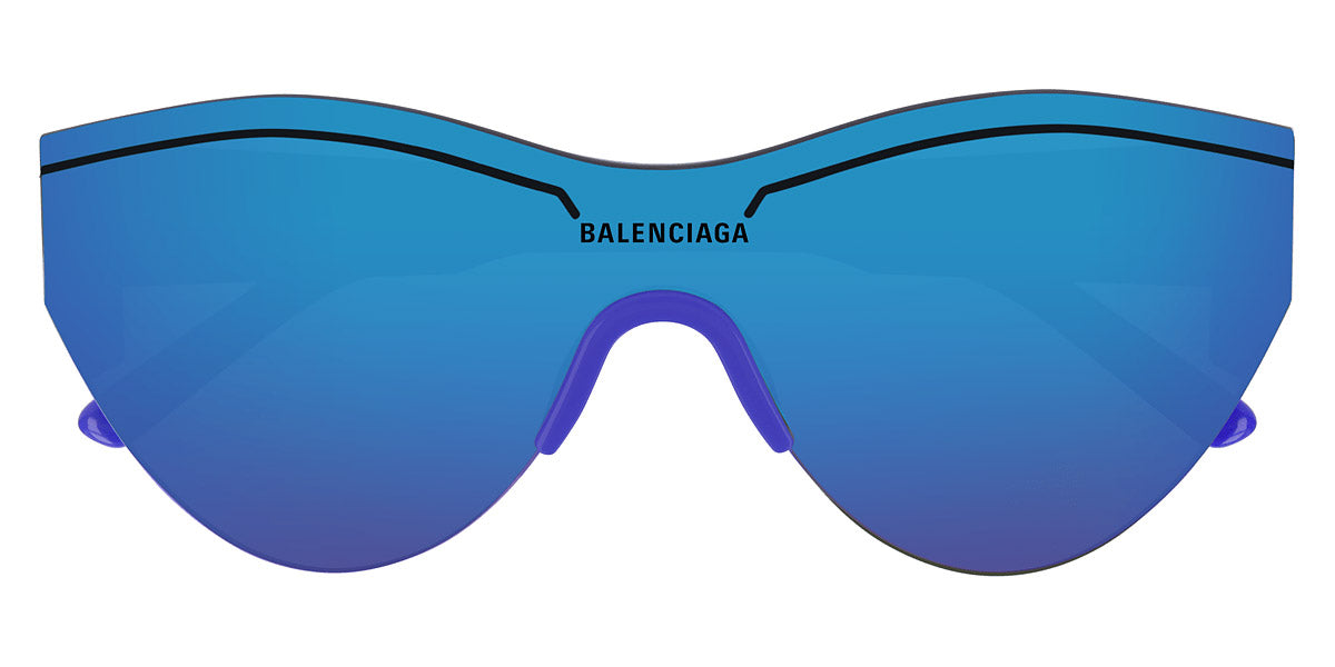 Balenciaga® BB0004S BB0004S 004 99 - Blue / Blue Mirrored Sunglasses