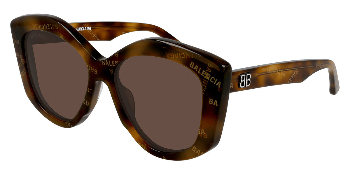 Balenciaga® BB0126S BB0126S 002 56 - Havana / Brown 002 Sunglasses