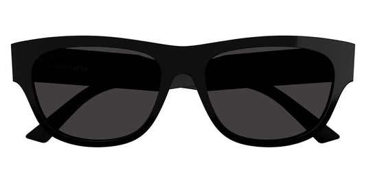 Balenciaga® BB0164S BB0164S 001 57 - Black / Gray Sunglasses