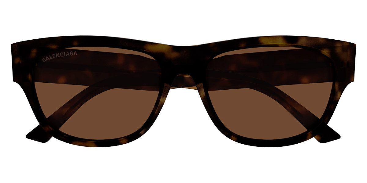 Balenciaga® BB0164S BB0164S 002 57 - Havana / Brown Sunglasses