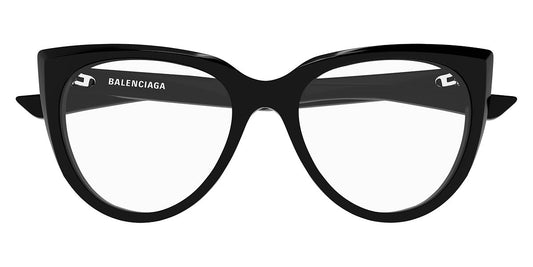 Balenciaga® BB0218O BB0218O 001 53 - Black Eyeglasses