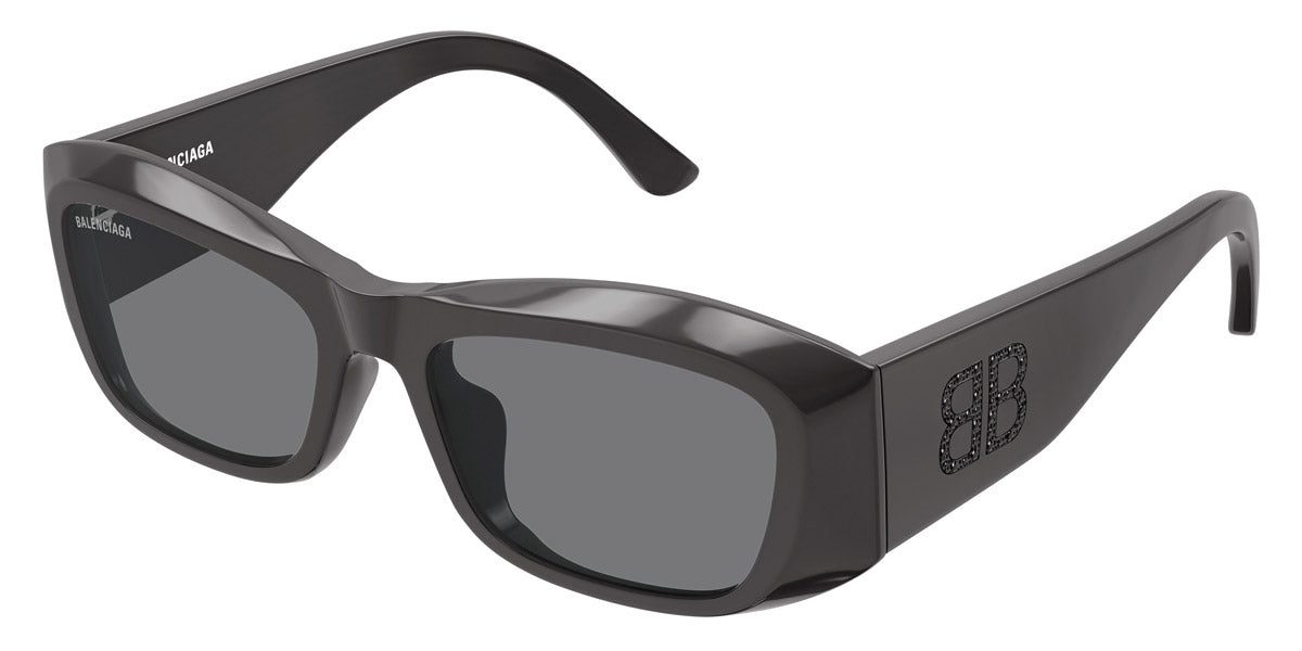 Balenciaga® BB0397SA BL BB0397SA 004 54 - Grey / Grey Lenses Sunglasses