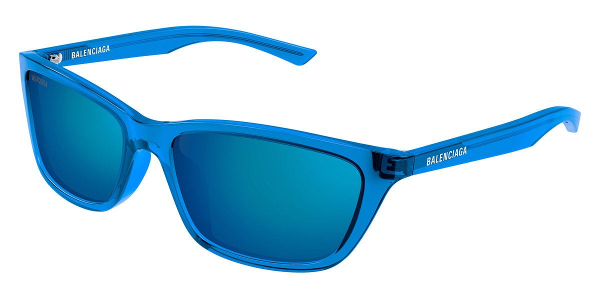 Balenciaga® BB0403SK BL BB0403SK 004 58 - Blue / Blue Lenses Sunglasses