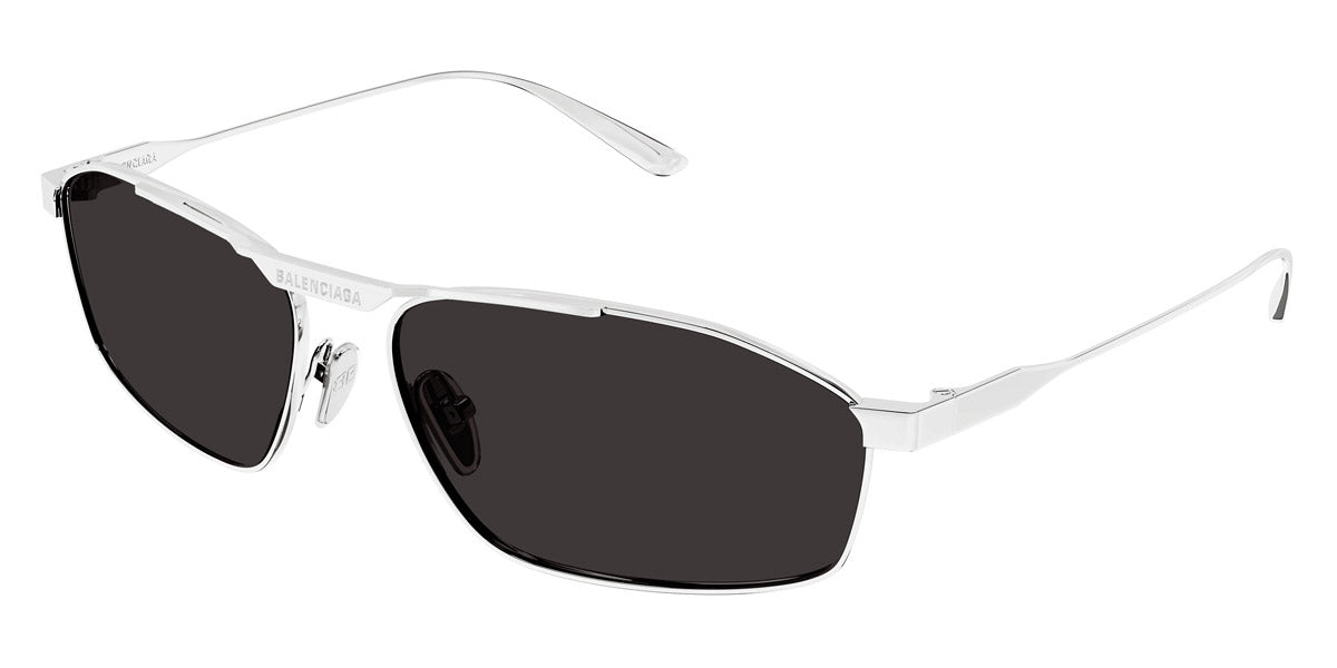 Balenciaga® BB0416S BL BB0416S 002 63 - Silver / Grey Lenses Sunglasses
