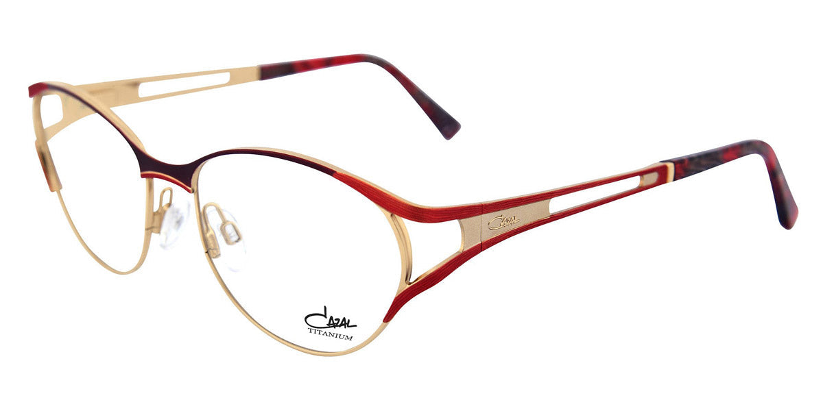 Cazal® 1277 CZL 1277 004 55 - 004 Poppy Red-Gold Eyeglasses